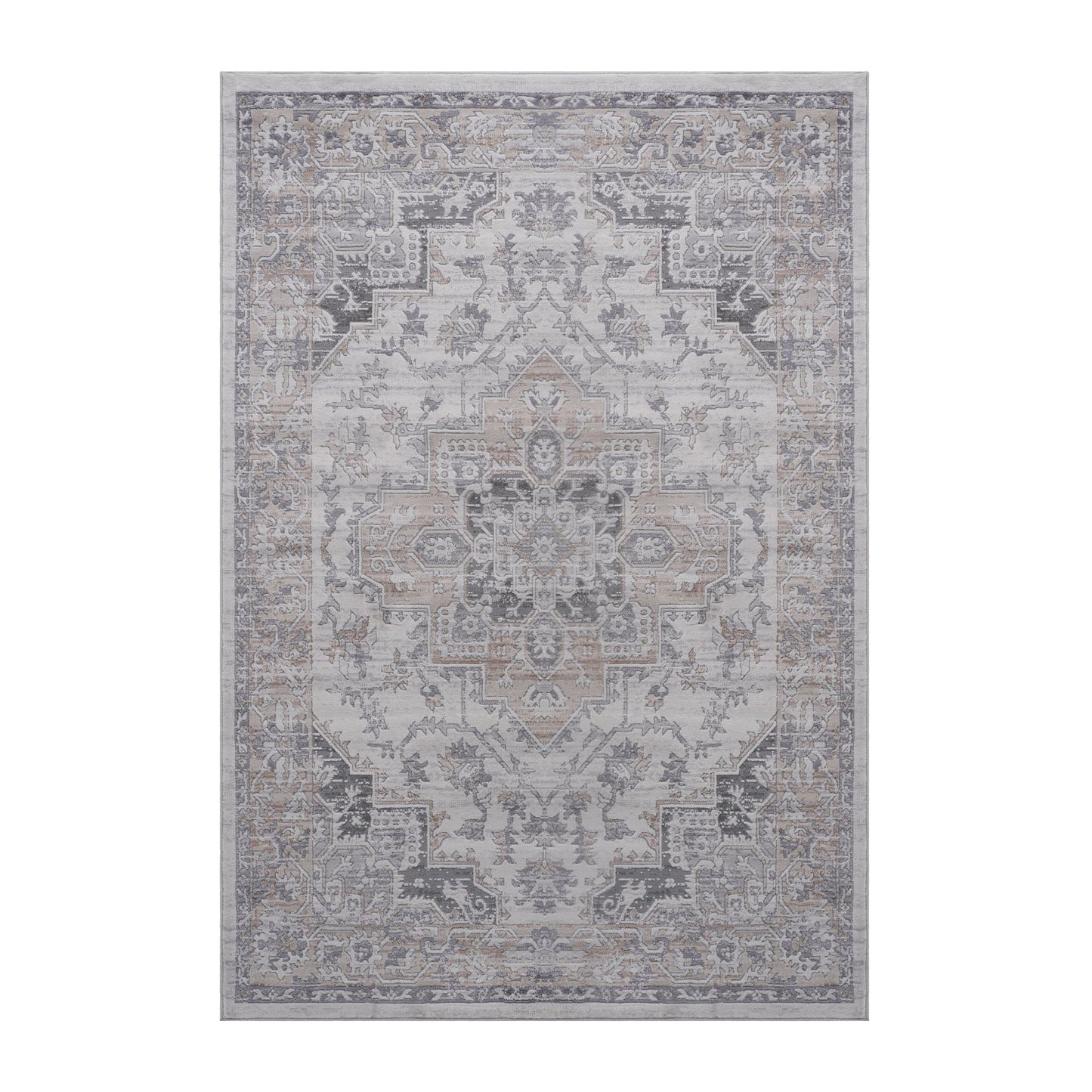 Marfi Oriental Rug in Neutral Tones for Home