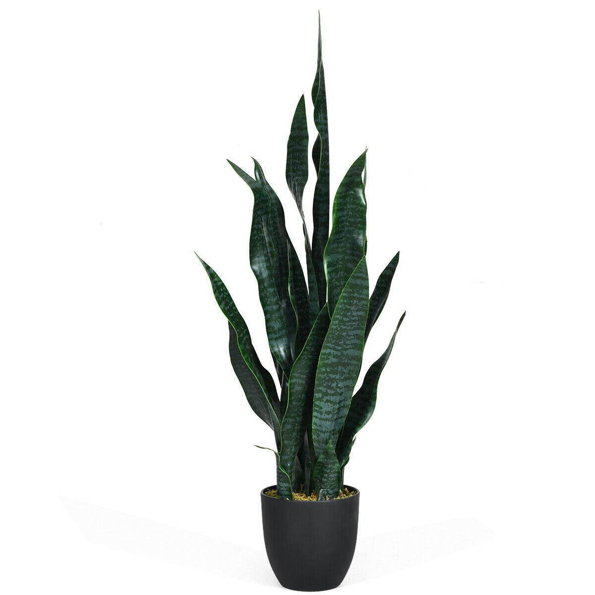 Planta de serpiente artificial de imitación para interior y exterior de 35.5 pulgadas