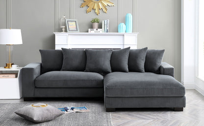 Luxe Oversized 2 Piece Sectional Sofa for Living