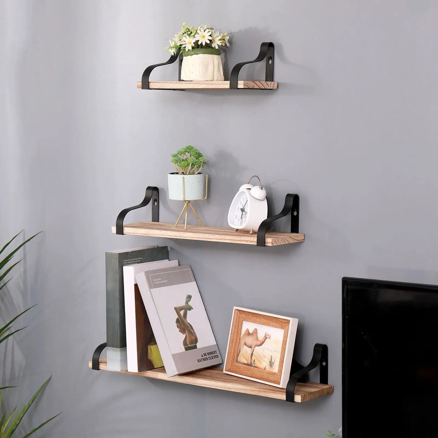 Floating Shelves and Long Wall Shelves Set of 3