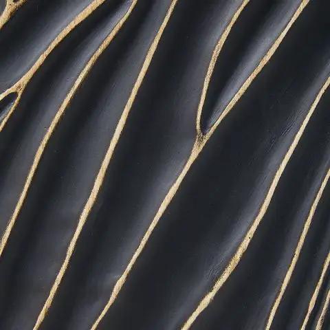 Bartlen Poly Table Lamp in Black and Gold Finish