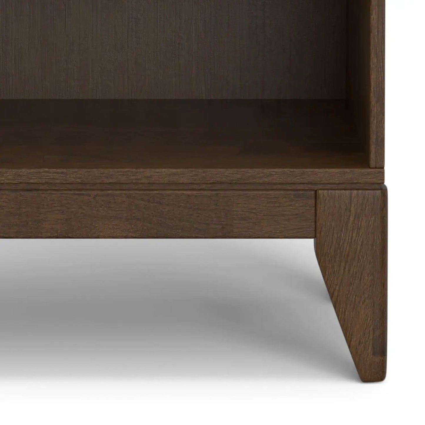 Harper bookcase with storage in dark walnut wood, Unique Piece Furniture standard bookcase on Tampa Home & Garden Store
