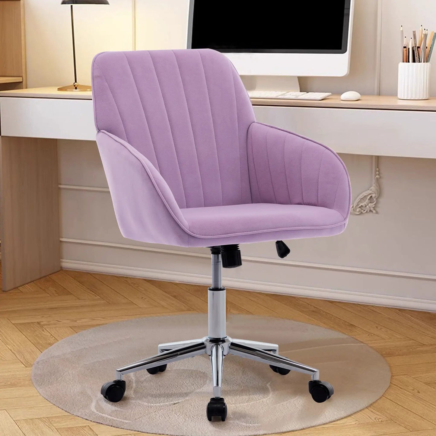 Adjustable Ergonomic Chair With Swivel Backrest