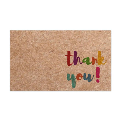 English Holiday Thank You Card for Do It Yourself