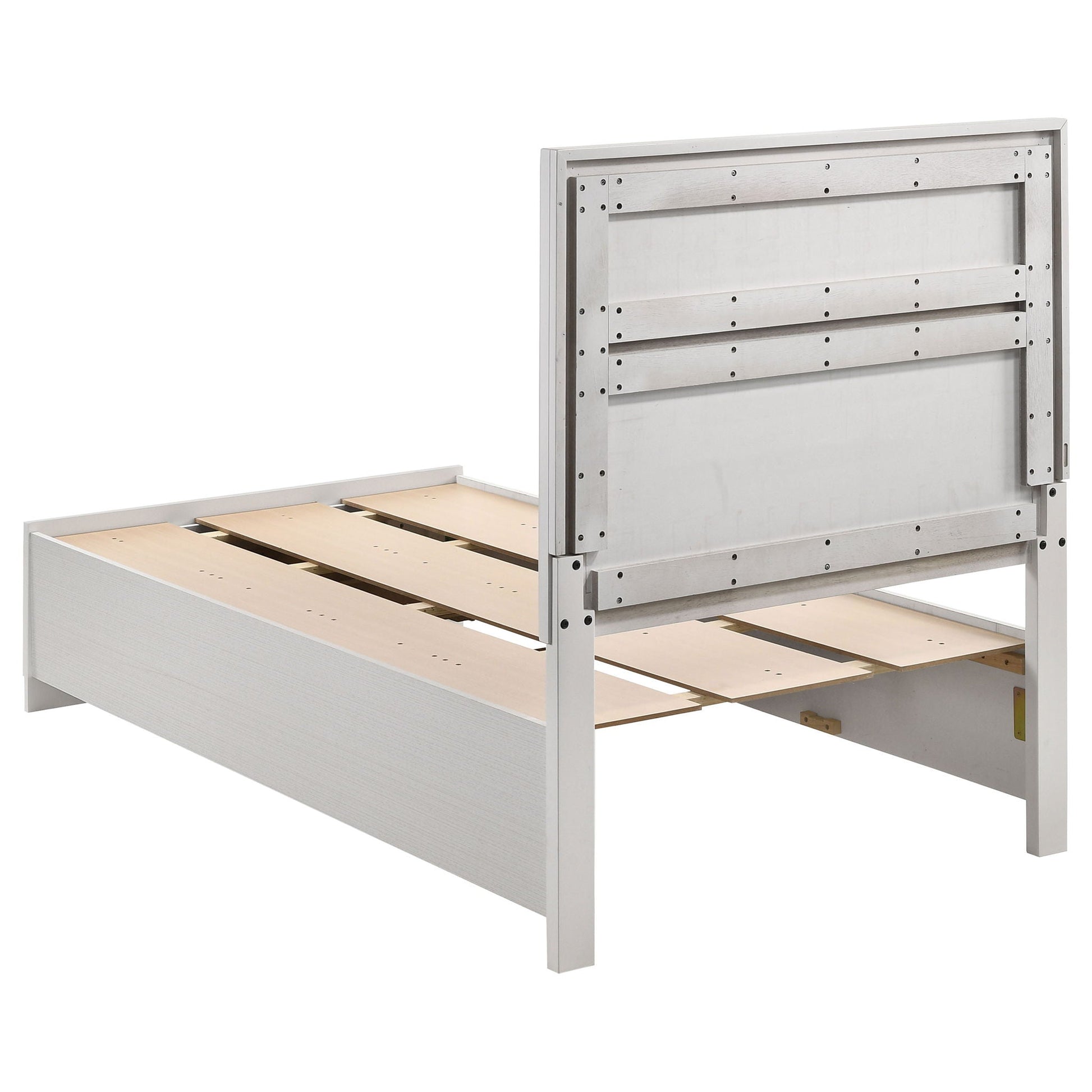 Annie 4 Piece Bedroom Set metal bed frame in silver by HouseOfZazla on Tampa Home & Garden Store