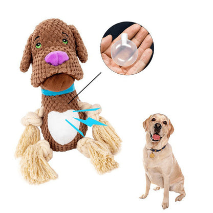 Dog plush shell-shape toy with sound capsule and bite-resistant molar design by Sell My Stuff on Tampa Home & Garden Store