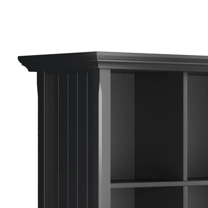 Acadian handcrafted cube storage unit in black finish by Unique Piece Furniture on Tampa Home & Garden Store