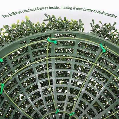 Artificial Green Topiary Balls and Garden Decor