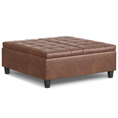 Harrison Upholstered Coffee Table Storage Ottoman