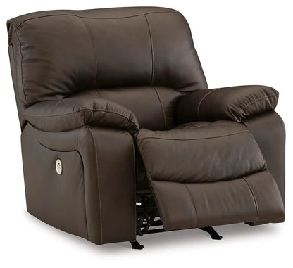Leesworth Rocker Recliner in brown leather by Unique Piece Furniture on Tampa Home & Garden Store
