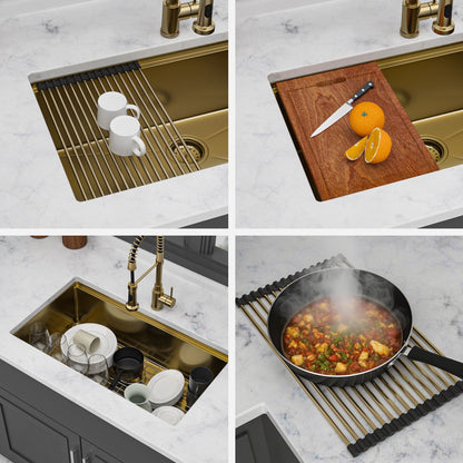 Stainless Steel Undermount Sink and Kitchen Prep
