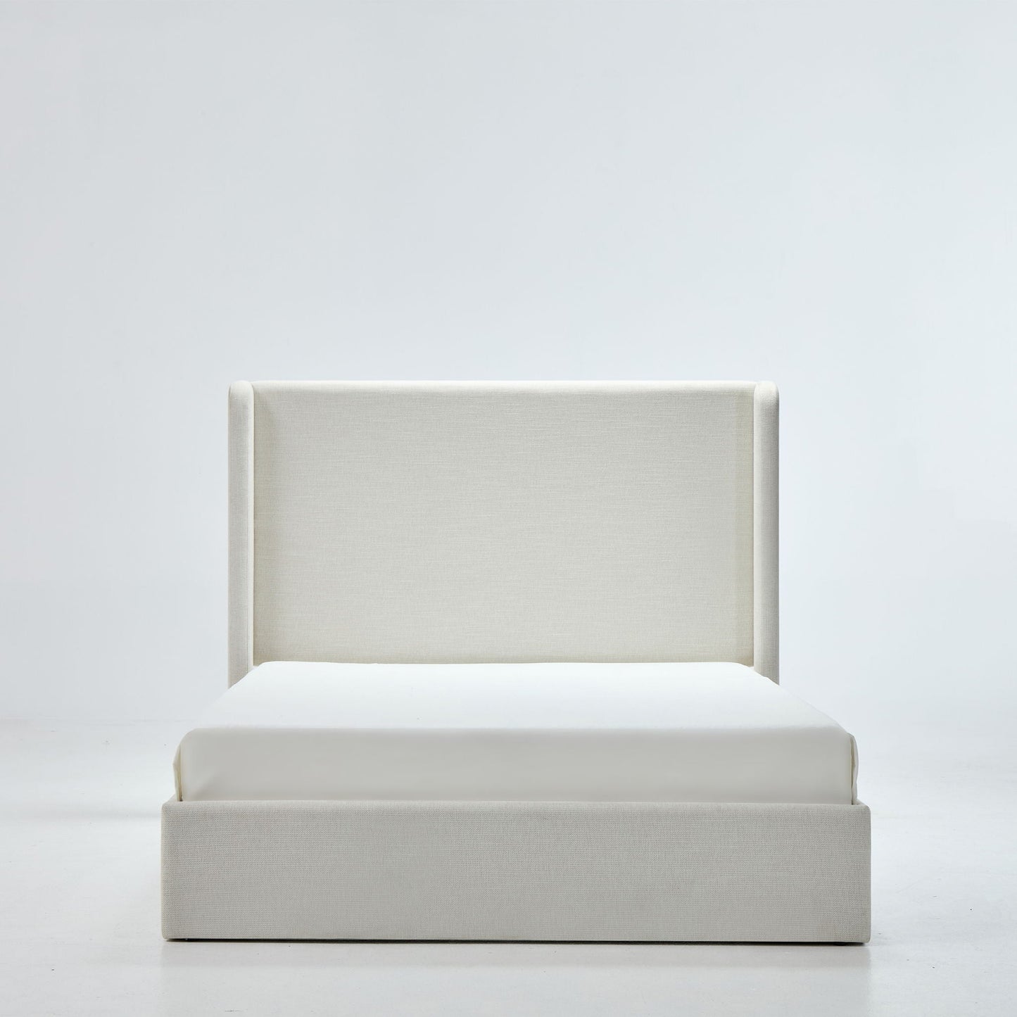 Carmen Upholstered Wingback Bed and Headboard