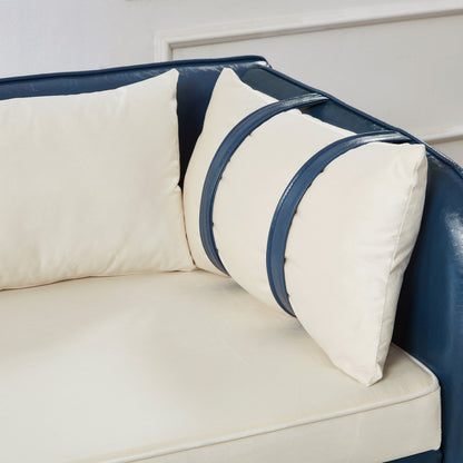 65 Inch Storage Chaise Lounge Sofa and Velvet