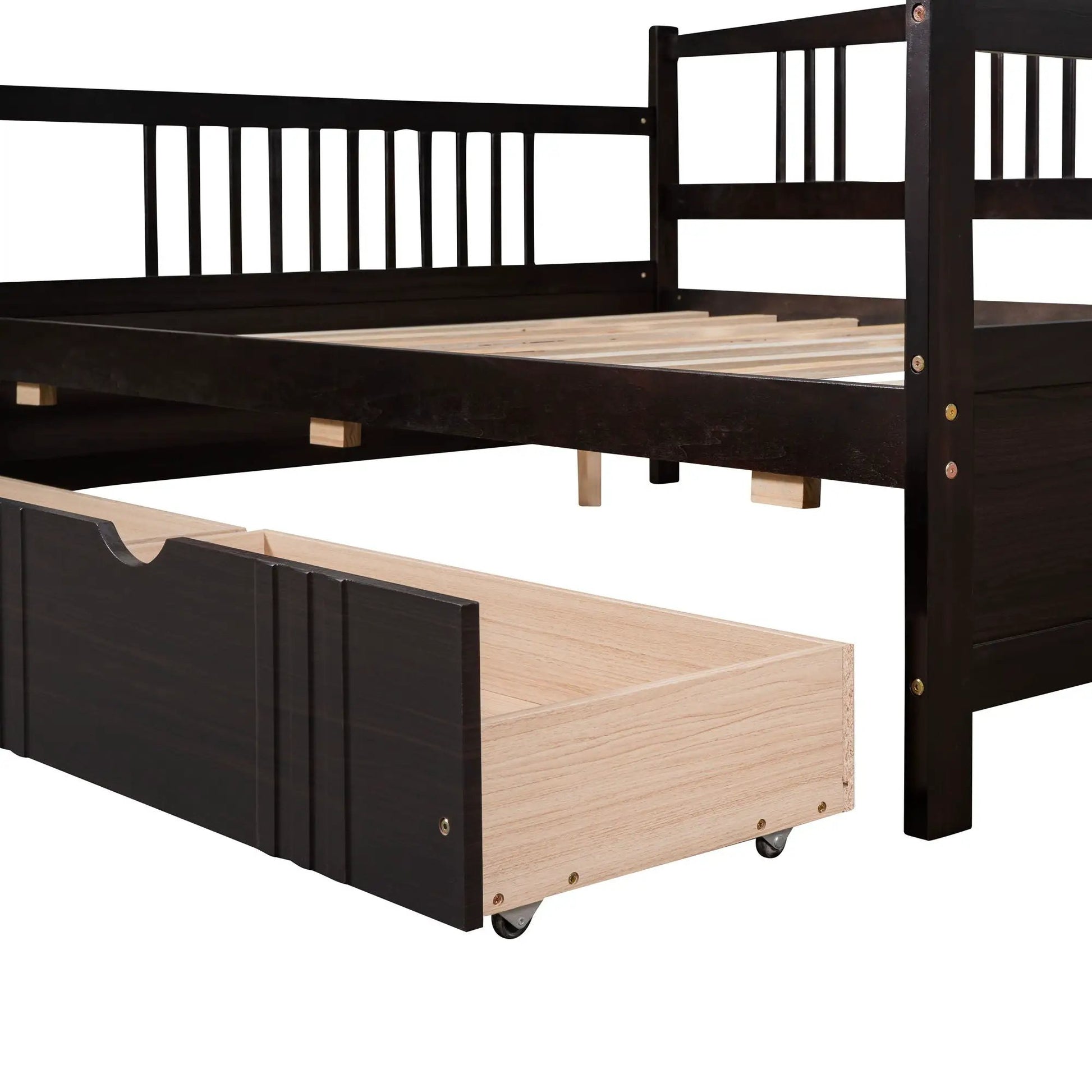 Multifunctional Modern Daybed with underbed storage in dark espresso by Unique Piece on Tampa Home & Garden Store