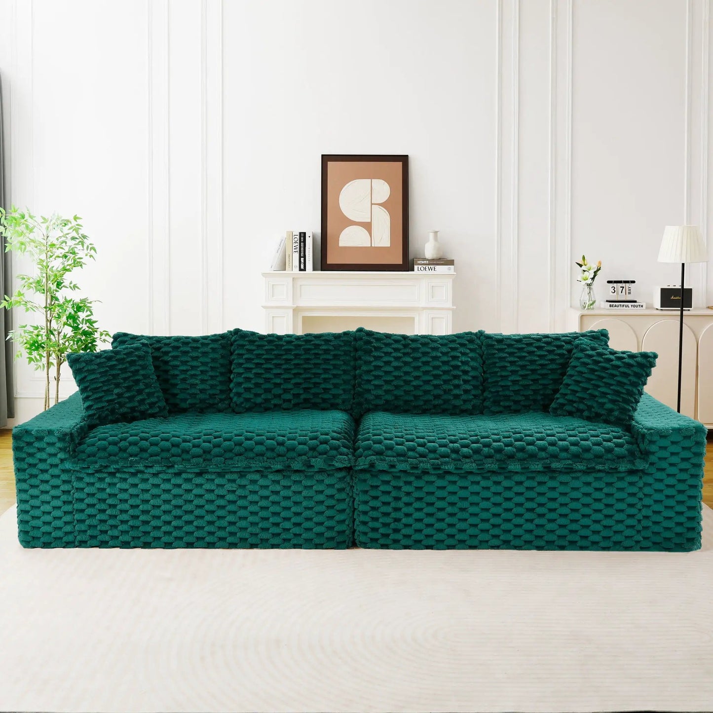 Multifunctional Sofa Side by Side or Facing