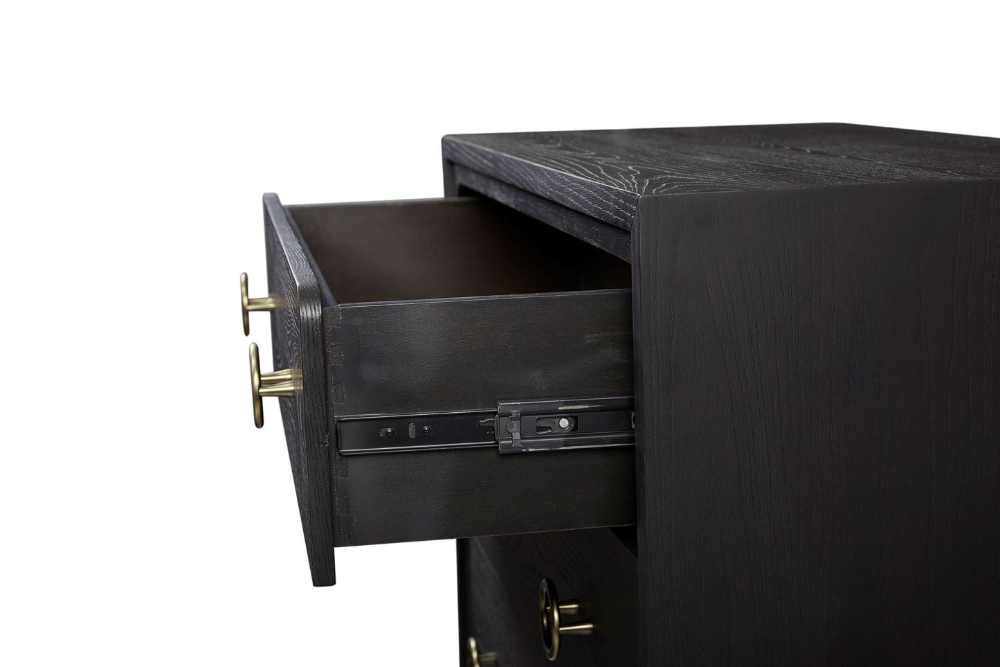 5 Drawer Chest With Solid Wood Elm Veneers