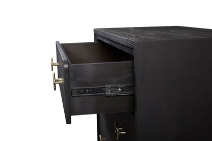 5 Drawer Chest With Solid Wood Elm Veneers