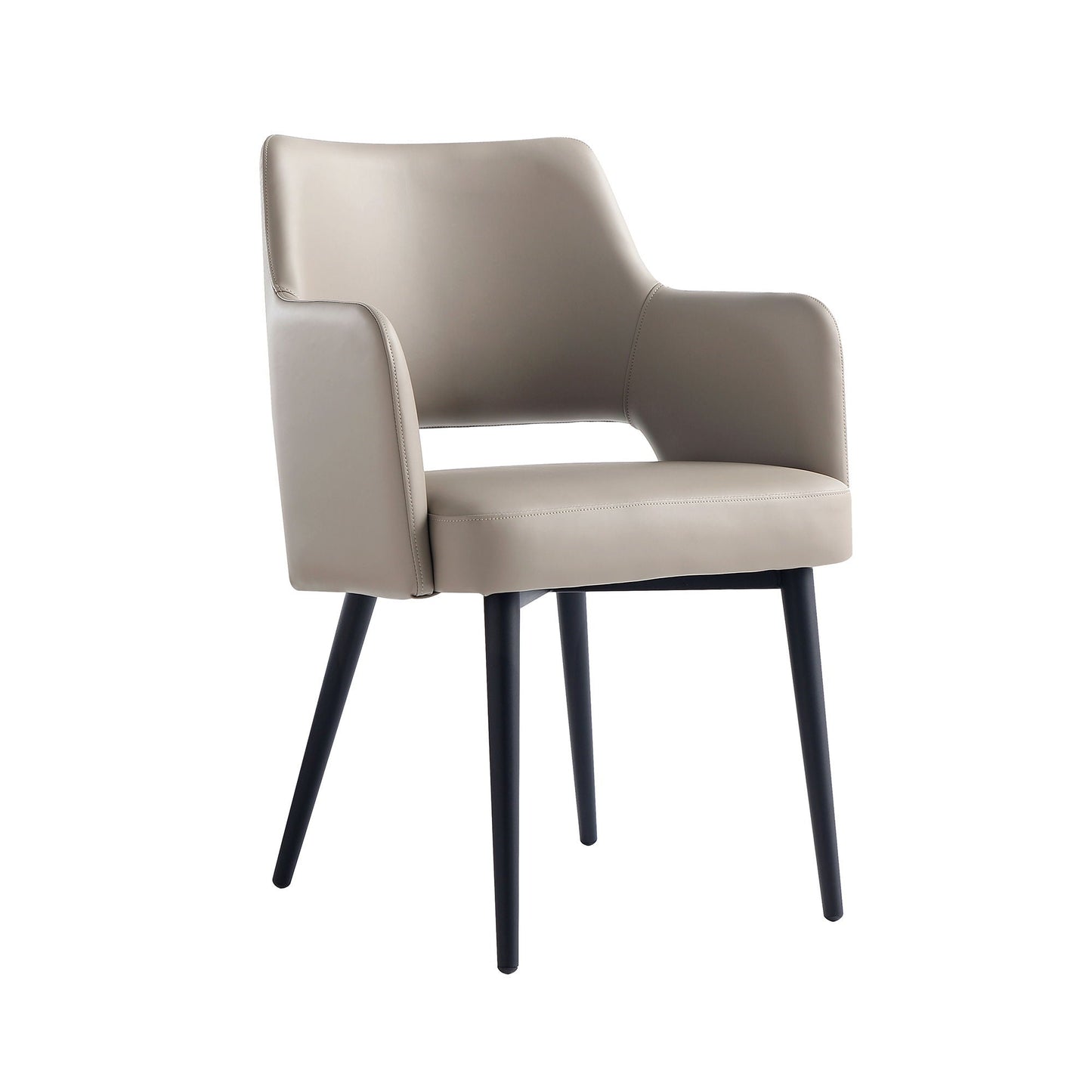 Modern Tremont Dining Armchair and Steel Frame