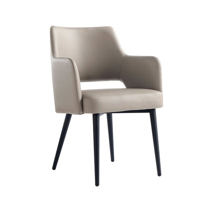 Modern Tremont Dining Armchair and Steel Frame