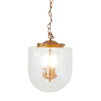 Delphi Pendant Lamp Coarse copper hardware with clear glass shade Pendant Lighting on Tampa Home & Garden Store