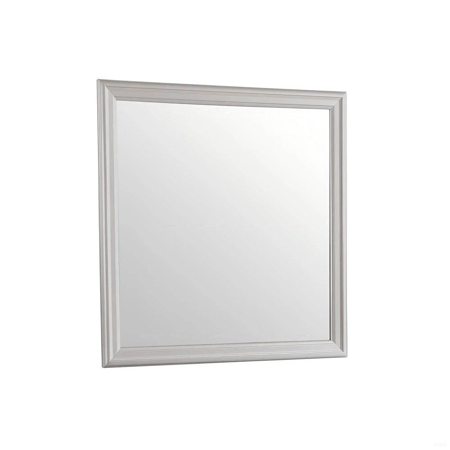 Traditional wall mirror by Unique Piece Furniture with a layered silver frame on Tampa Home & Garden Store