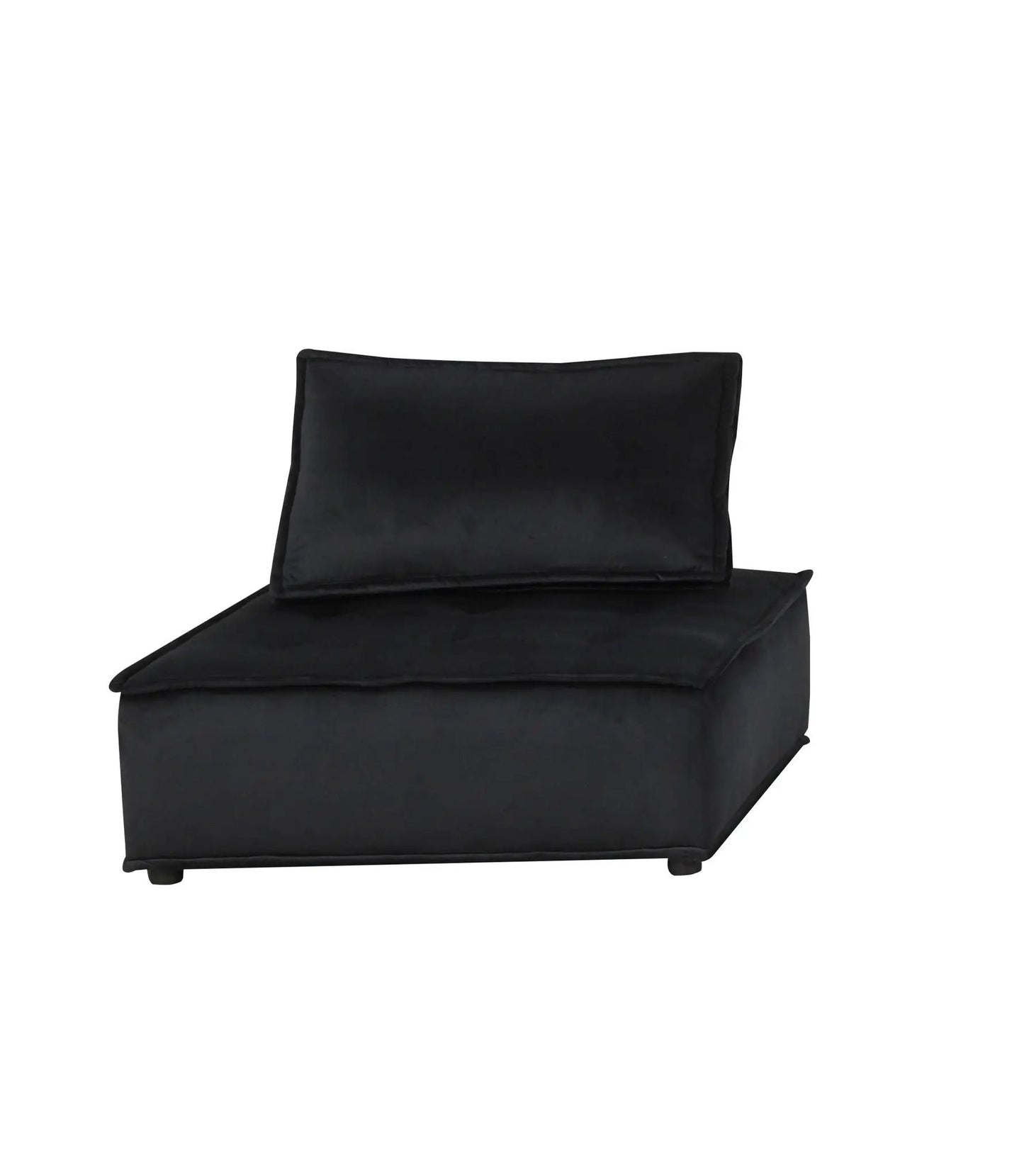 Anna Armless Lounge Chair With Soft Upholstery