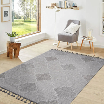 Guros Trellis Area Rug for Indoor and Outdoor Use
