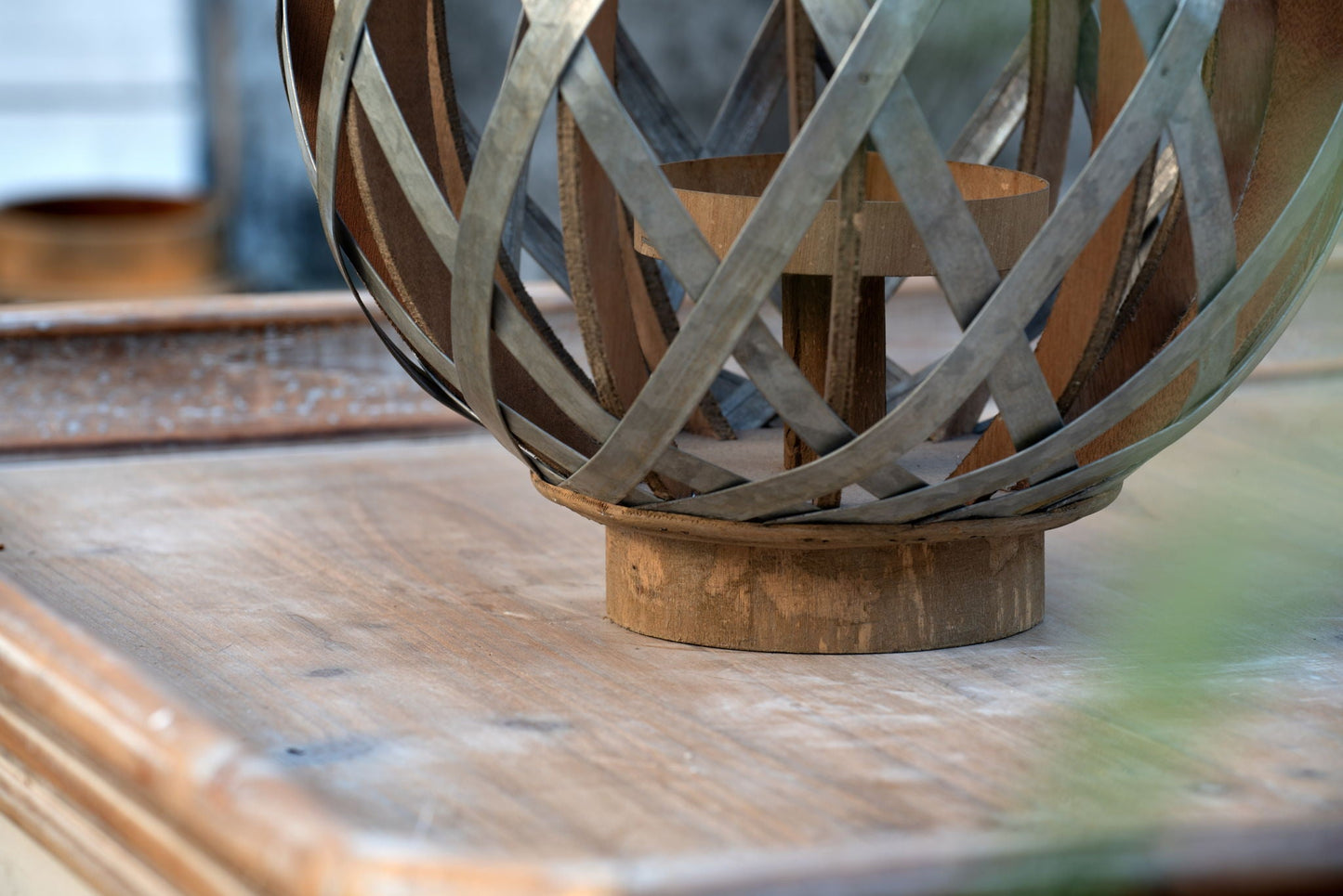 Vintage Glass Lantern For Indoor and Outdoor