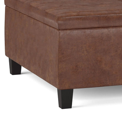 Ellis Coffee Table Storage Ottoman Contemporary