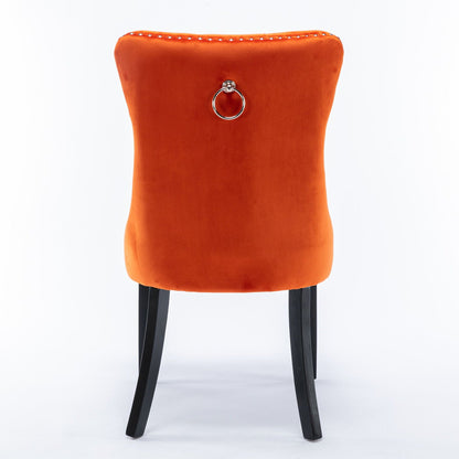 Nikki High End Tufted Dining Chair Set of Two