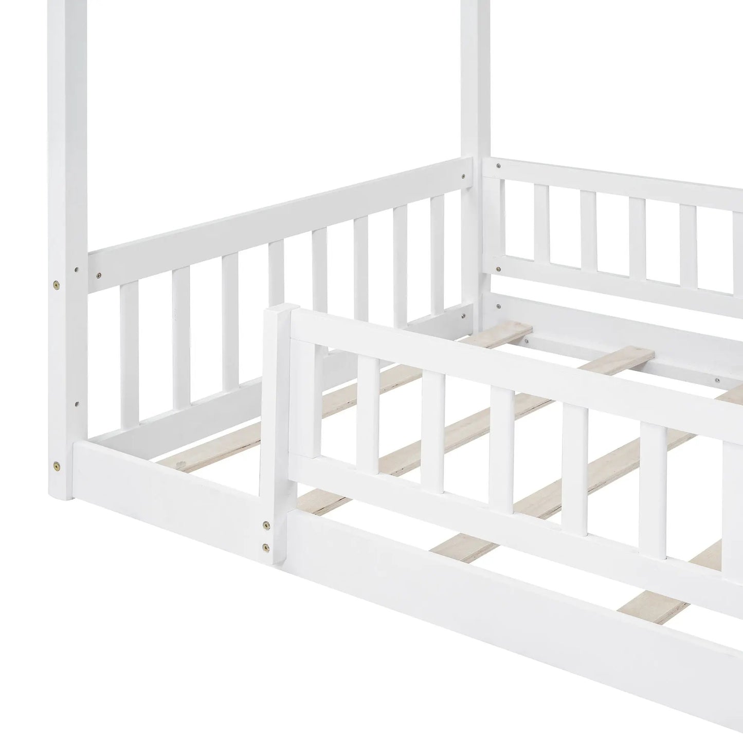 Bed House Bed Frame With Fence white canopy bed rails by Unique Piece Furniture on Tampa Home & Garden Store