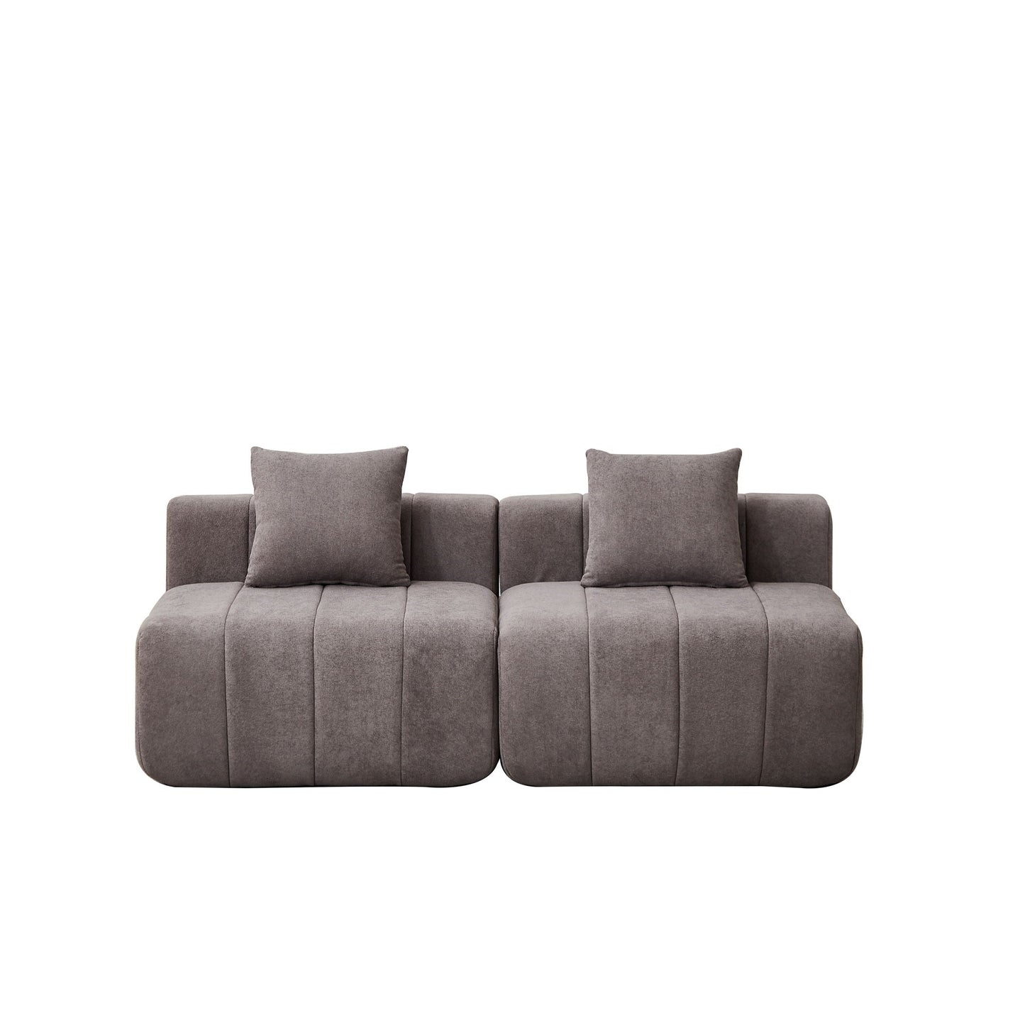 Symmetrical Modular Sofa And Piano Key Design