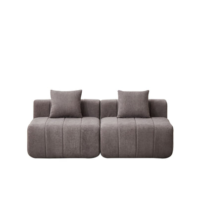 Symmetrical Modular Sofa And Piano Key Design