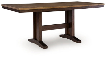 Rylandeen Rectangular Dining Counter Height Table