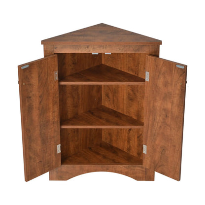 Triangle Bathroom Cabinet with Adjustable Shelves