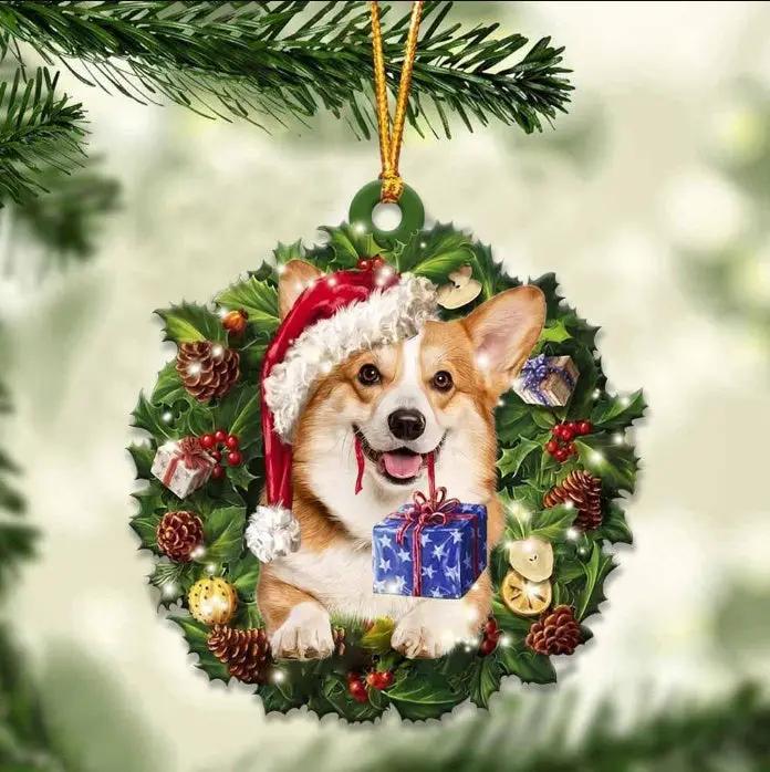 Car Pendant Sleeping Dog Angel Decor Hanging