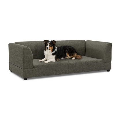 Comfortable Oversized Pet Sofa for Medium/Large Dogs in gray fabric by HouseOfZazla on Tampa Home & Garden Store