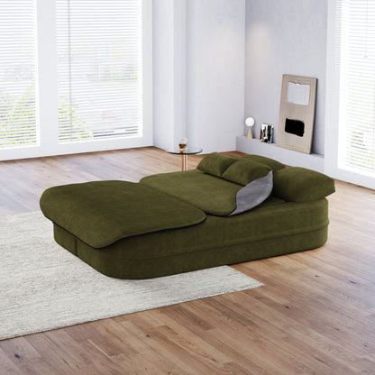 Foldable Sofa Bed with a Multi Functional Blanket