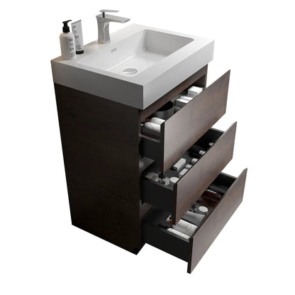 Alice Bathroom Vanity with Large Storage and Sink