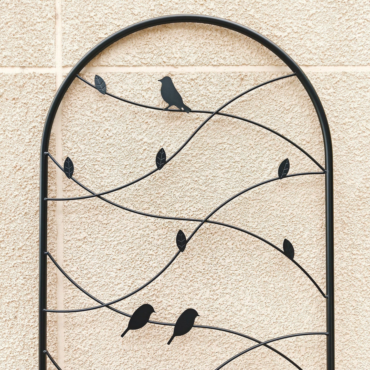 Two Rustproof Metal Garden Trellis and Supports