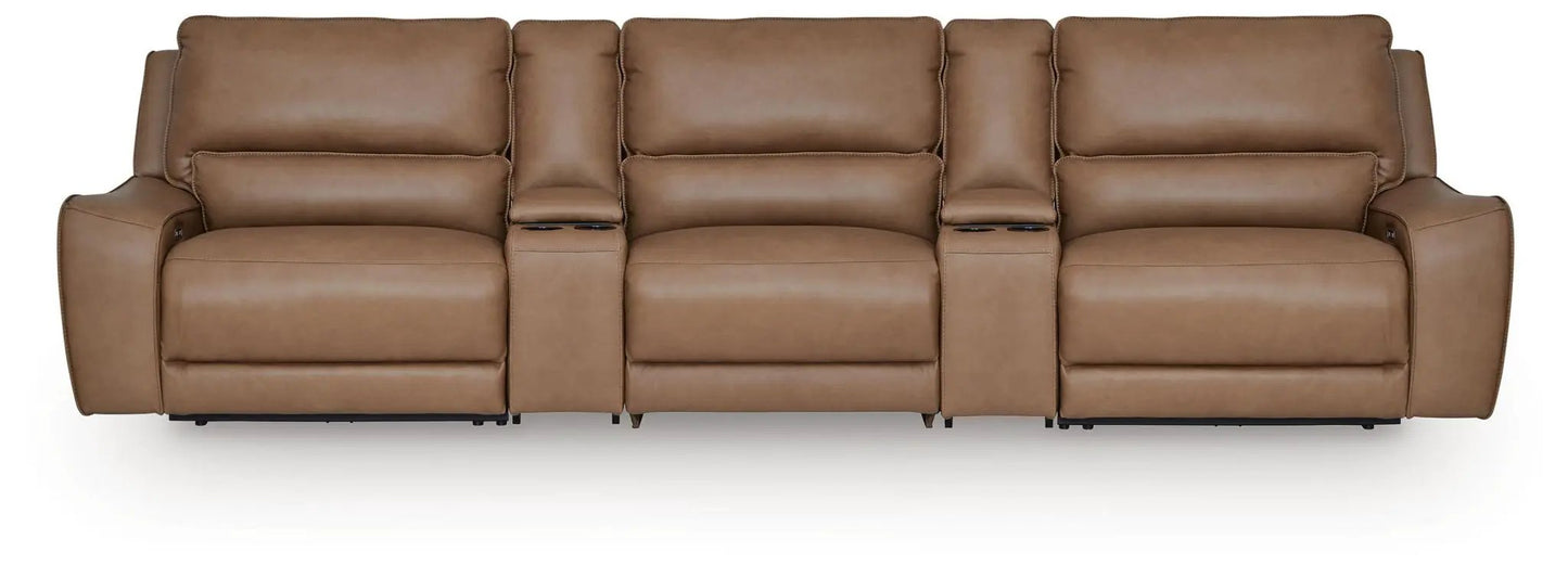 DeepWakes Power Reclining Sectional with Chaise