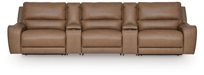 DeepWakes Power Reclining Sectional with Chaise