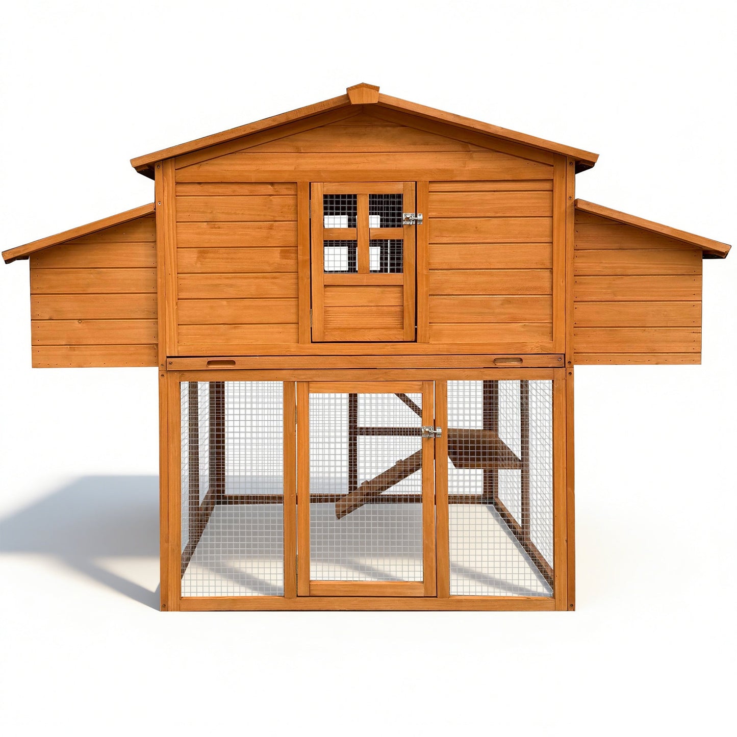 Outdoor Wooden Chicken House and Nesting Box