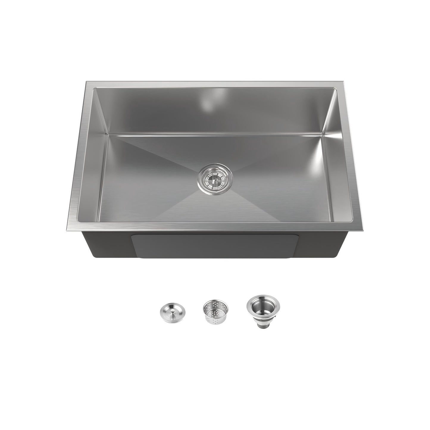 The Single Bowl Stainless Steel Kitchen Sink