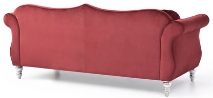 Hollywood Sofa with Glam Tufted Nailhead Trim