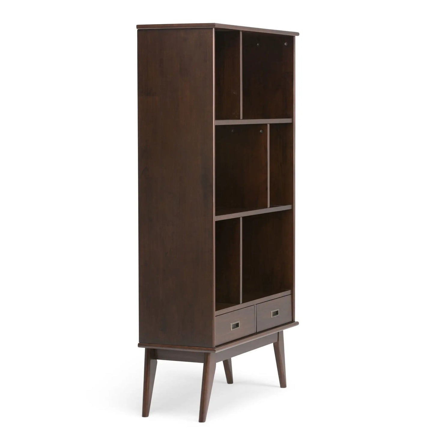Draper Mid Century Wide Bookcase and Storage Unit