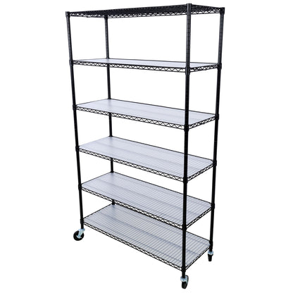 6 Tier NSF Metal Wire Shelving Unit for Storage