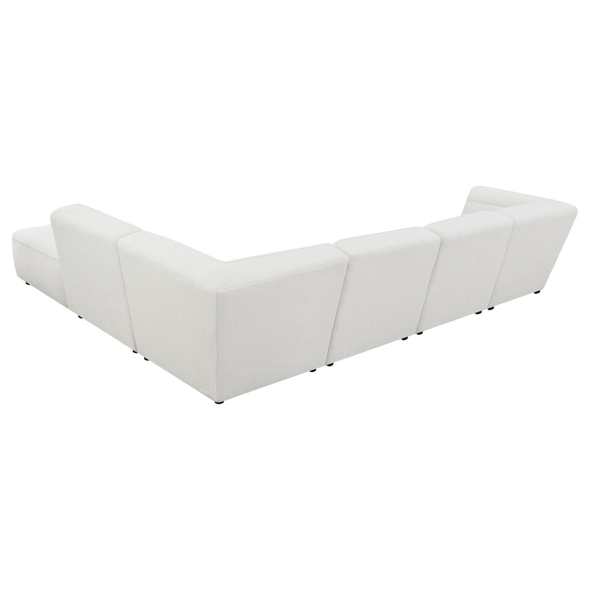 Nevve 6 Piece Upholstered Tufted Ivory Sectional 2 piece living room set by HouseOfZazla on Tampa Home & Garden Store