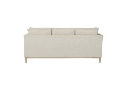 Sofa with 3 Reversible Cushions and 2 Pillows