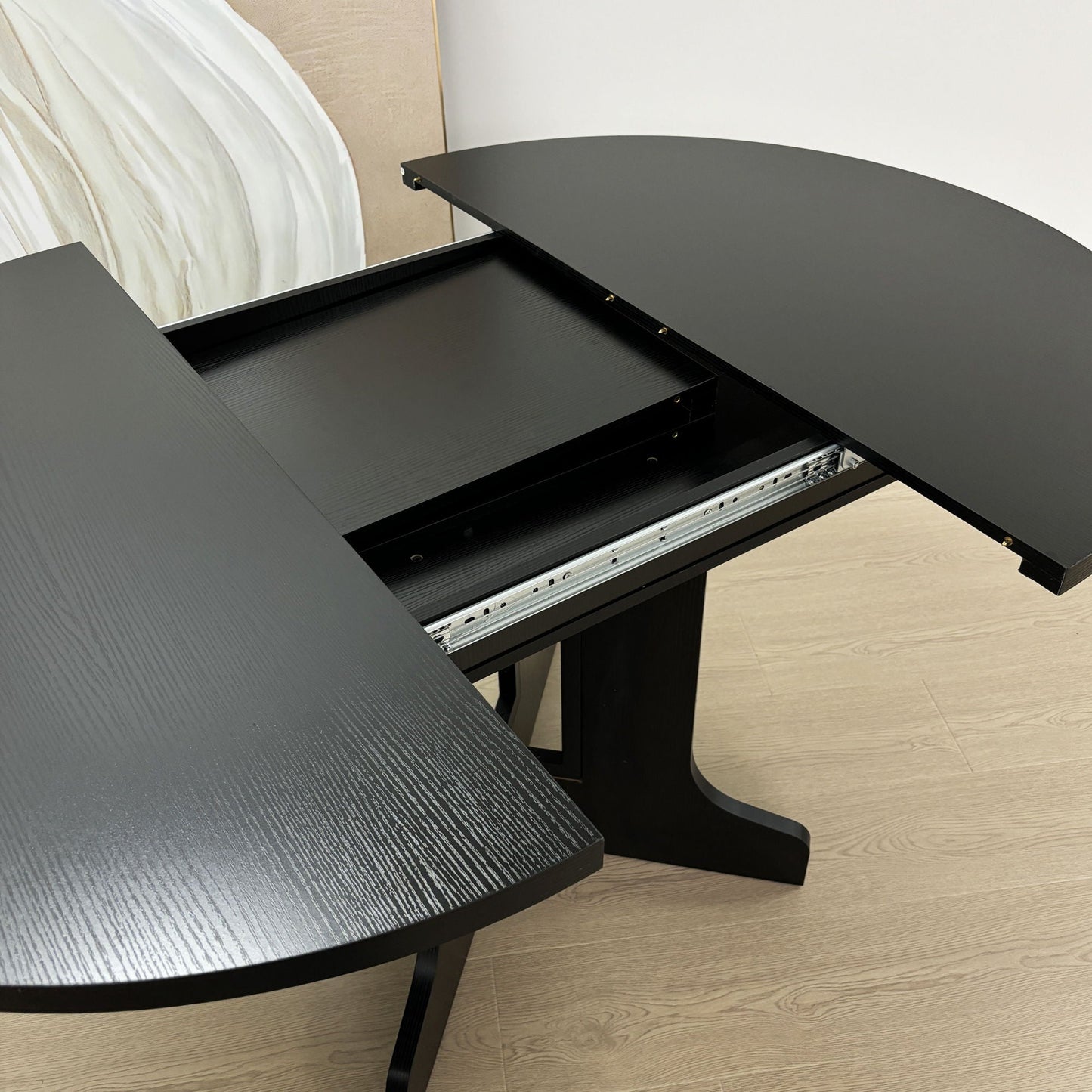 Farmhouse and Expandable Oval Dining Table
